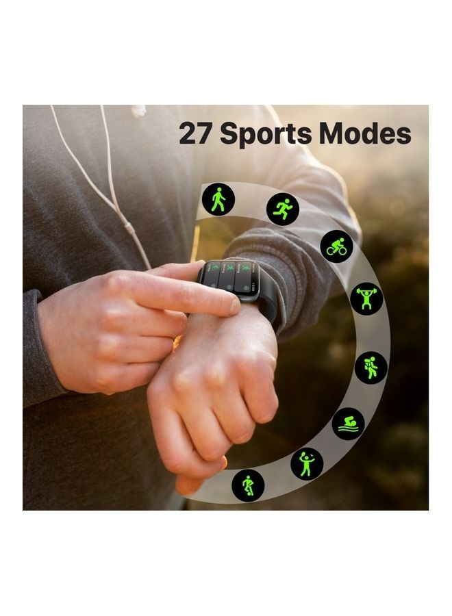 PROMATE - Smart Watch Bluetooth 5.1 Health And Fitness Tracker With 1.8 Inch Tft Display 10-15 Day Battery Life 100 Watch Faces 27 Sports Modes Ip67 Water Resistance For Iphone 14 Galaxy S22 Graphite - Image 1