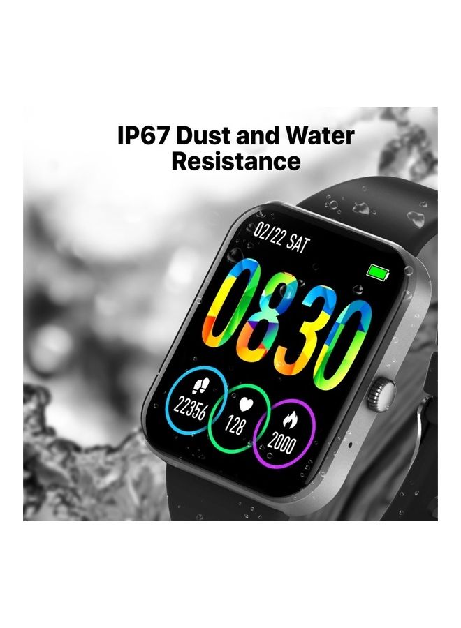 PROMATE - Smart Watch Bluetooth 5.1 Health And Fitness Tracker With 1.8 Inch Tft Display 10-15 Day Battery Life 100 Watch Faces 27 Sports Modes Ip67 Water Resistance For Iphone 14 Galaxy S22 Graphite - Image 1