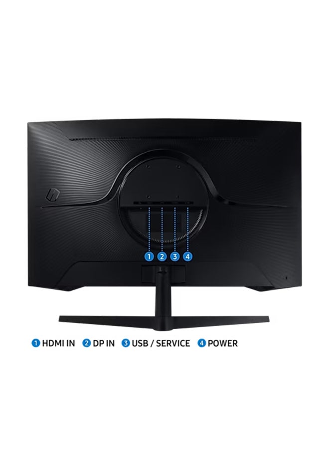 Samsung - 32 inch Odyssey G5 Curved Gaming Monitor with 144Hz Refresh Rate, 1ms Response Time, WQHD Resolution, AMD FreeSync Premium - LC32G55TQBMXUE Black - Image 1