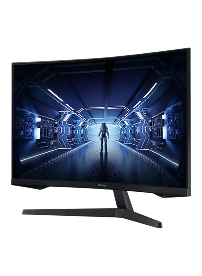 Samsung - 32 inch Odyssey G5 Curved Gaming Monitor with 144Hz Refresh Rate, 1ms Response Time, WQHD Resolution, AMD FreeSync Premium - LC32G55TQBMXUE Black - Image 1