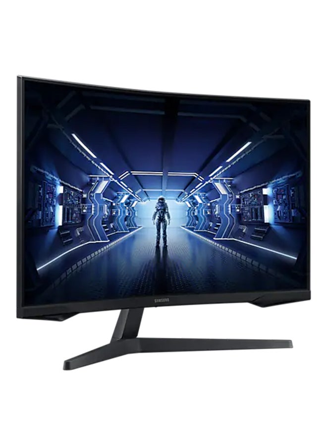 Samsung - 32 inch Odyssey G5 Curved Gaming Monitor with 144Hz Refresh Rate, 1ms Response Time, WQHD Resolution, AMD FreeSync Premium - LC32G55TQBMXUE Black - Image 1