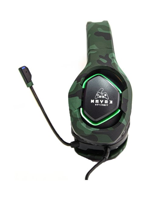 Professional Over-Ear RGB Wired Gaming Headset KN1500 Plus With Mic