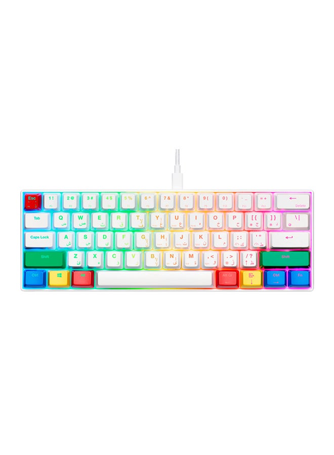 Gamertek - GamerTek GK60 Mini Keyboard Pro RGBY - Image 1