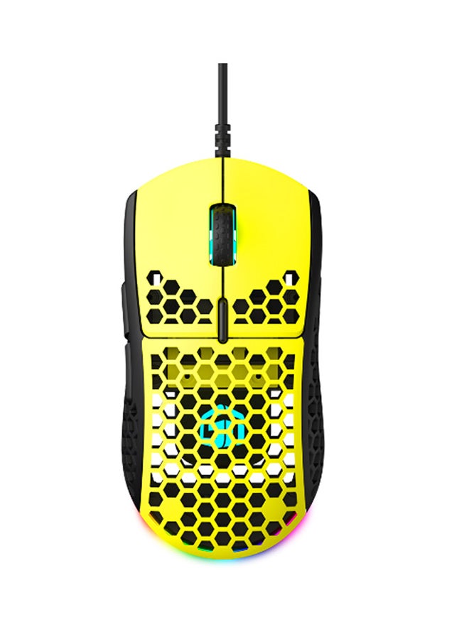 Gamertek GamerTek GM16 Ultralight Precision Yellow Mouse 