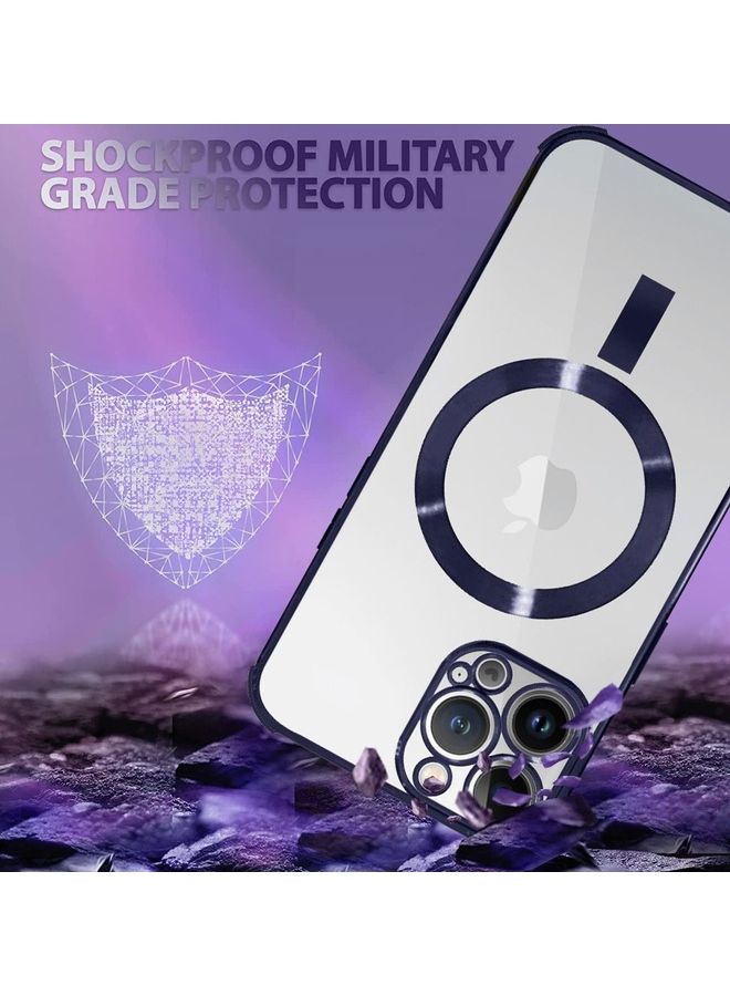 MARGOUN iPhone 13 Pro Magsafe Bumper Magnetic Wireless Charging Case Black - Image 2