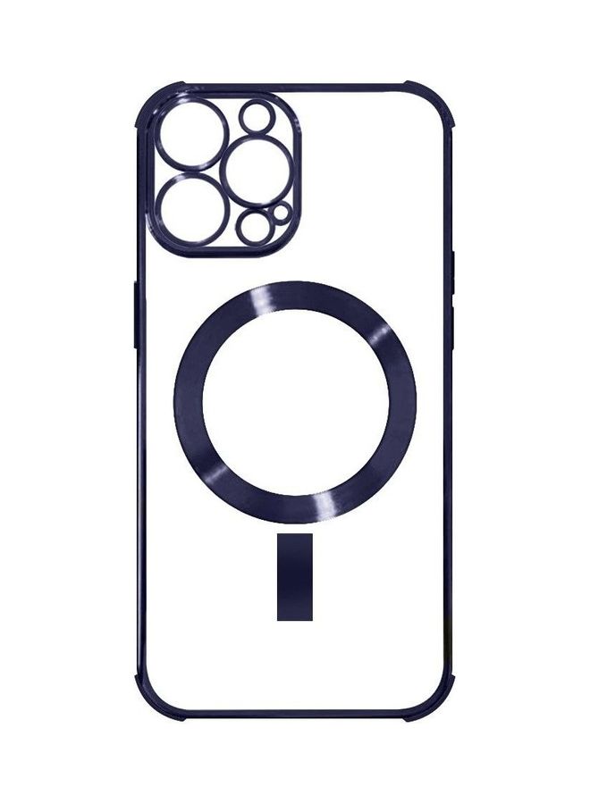 MARGOUN - iPhone 13 Pro Max Magsafe Bumper Case Magnetic Wireless Charging Case Blue - Image 1