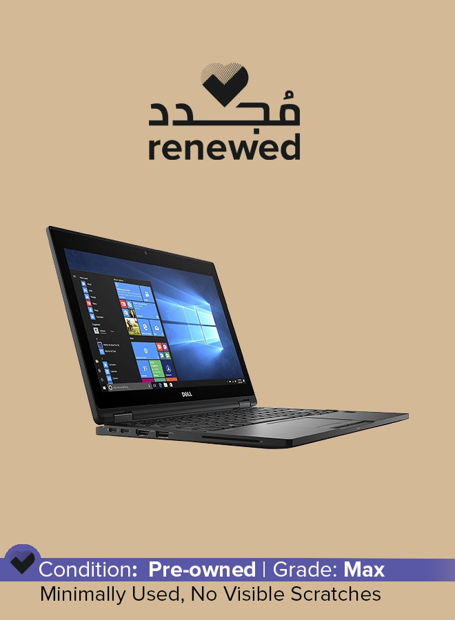 DELL - Renewed - Lattitude 5289 Multi Touch Screen 2 in 1 Laptop With 12.6-Inch Full HD Display,Intel Core i5 Processor/7th Gen/8 GB RAM/256 GB SSD/Windows 10 Pro English/Arabic Silver - Image 1