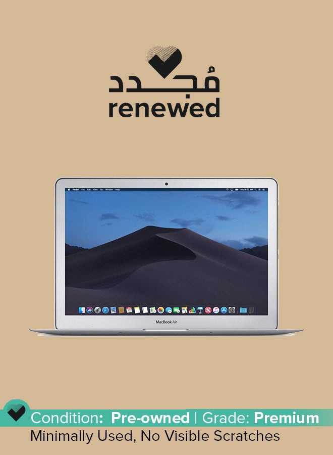 Apple Renewed - Macbook Air A1466 With 13-Inch Full HD Display,Intel Core i5 Processor/4th Gen/8 GB RAM/256 GB SSD/Mac OS english_arabic Silver  - Image 1