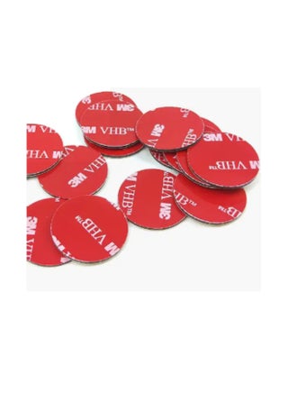 20-Piece Round Double Sided Tape Multicolour - view 3