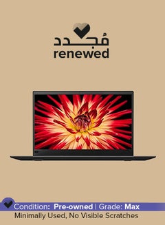 Renewed - Thinkpad x1 Carbon G6  Laptop With 14-Inch Display, Intel Core i7 Processor/8th Gen/8GB RAM/256 SSD/Intel HD Graphics English Black