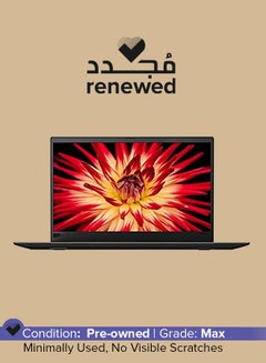 Renewed - Thinkpad x1 Carbon G6  Laptop With 14-Inch Display, Intel Core i5 Processor/8th Gen/8GB RAM/256 SSD/Intel HD Graphics English Black