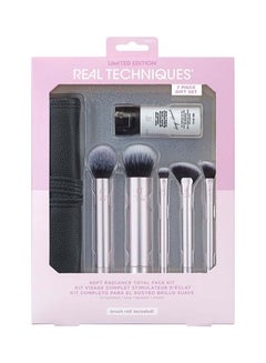 REAL TECHNIQUES Rlt Soft Radiance Total Face Kit Silver 