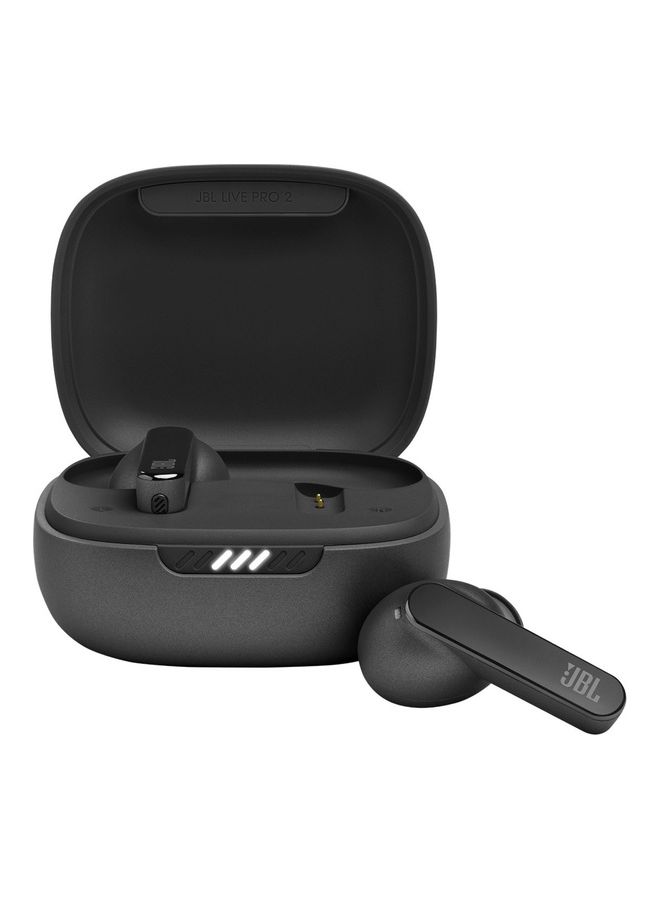 JBL - Live Pro 2 TWS In-Ear True Wireless Earbuds Black - Image 1
