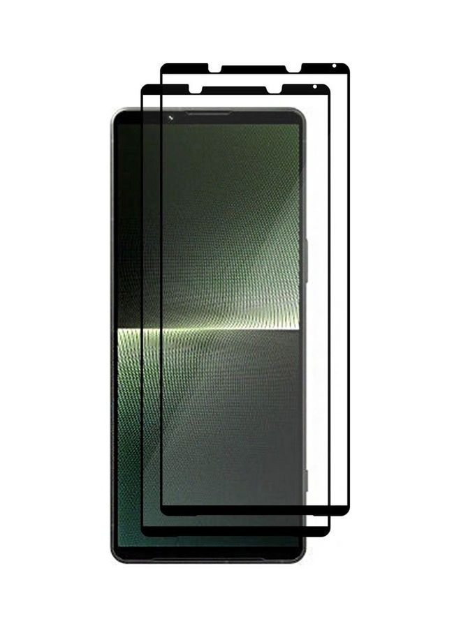 MARGOUN Sony Xperia 1 V Case And 2 Screen Protector Soft TPU Bumper Protective Back Black - Image 3