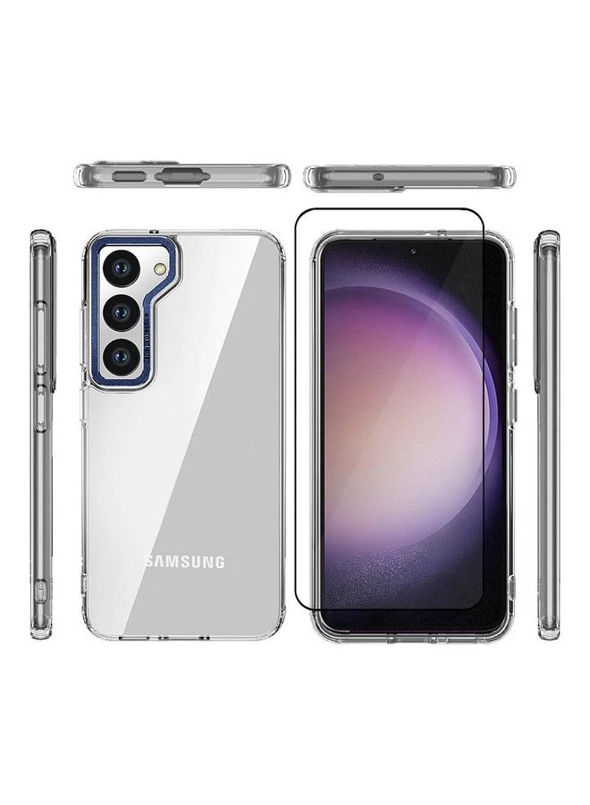 MARGOUN 2 Pack For Samsung Galaxy S23 Clear Case With Screen Protector Edge Clear - Image 5