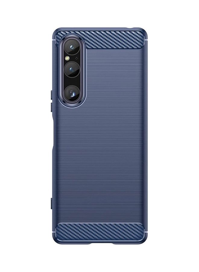 MARGOUN Sony Xperia 1 V Case Cover Soft TPU Bumper Protective Back Blue - Image 1