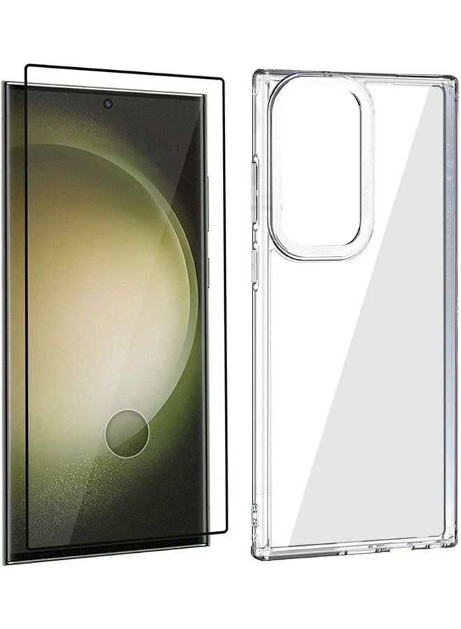 مارجون حافظة مزدوجة لجهاز سامسونج جالكسي S23 ألترا مع واقي شاشة - Image 2