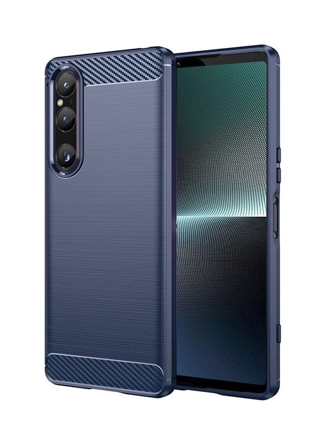 MARGOUN Sony Xperia 1 V Case Cover Soft TPU Bumper Protective Back Blue - Image 2