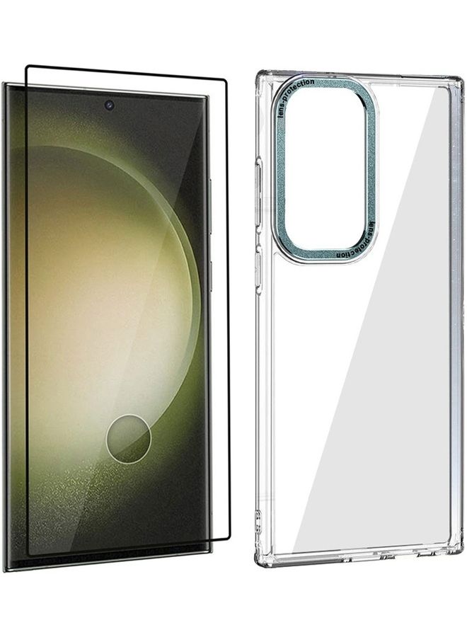 MARGOUN 2 Pack For Samsung Galaxy S23 Ultra Case With Screen Protector Clear - Image 2