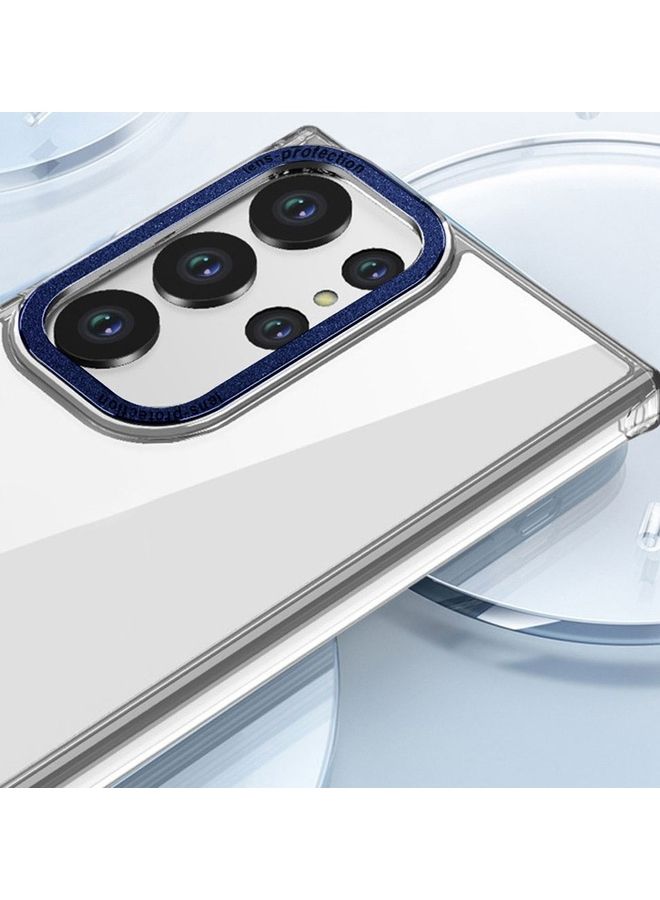 مارجون عبوة من 2 غلاف سامسونج جالاكسي S23 ألترا مع واقي شاشة حافة زرقاء - Image 4