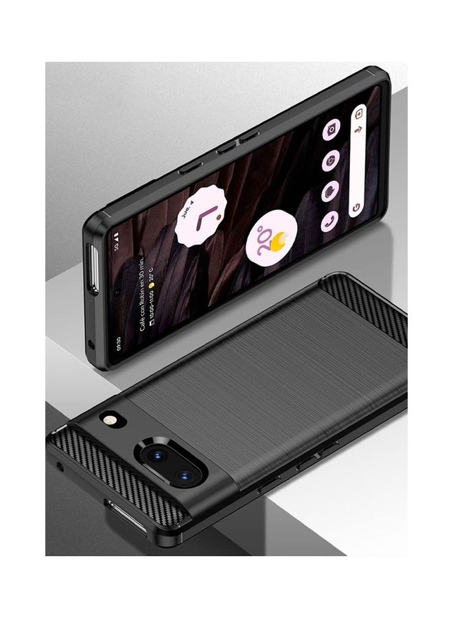 MARGOUN Google Pixel 7 A Case Cover Soft TPU Bumper Protective Back Black - Image 2