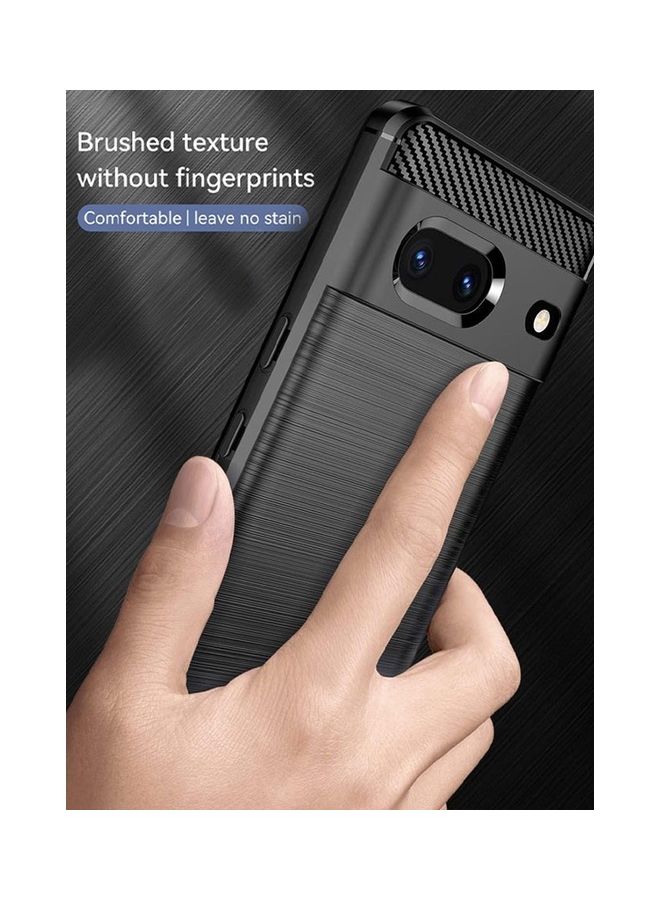 MARGOUN Google Pixel 7 A Case Cover Soft TPU Bumper Protective Back Black - Image 5