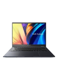 Vivobook Flip TP3402QA-LZ186W Laptop With 14-Inch FHD Display, AMD Ryzen 5 5600H Processor/ 8GB RAM/256GB SSD/Windows 11 Home/AMD Radeon R5/Pen English/Arabic Blue