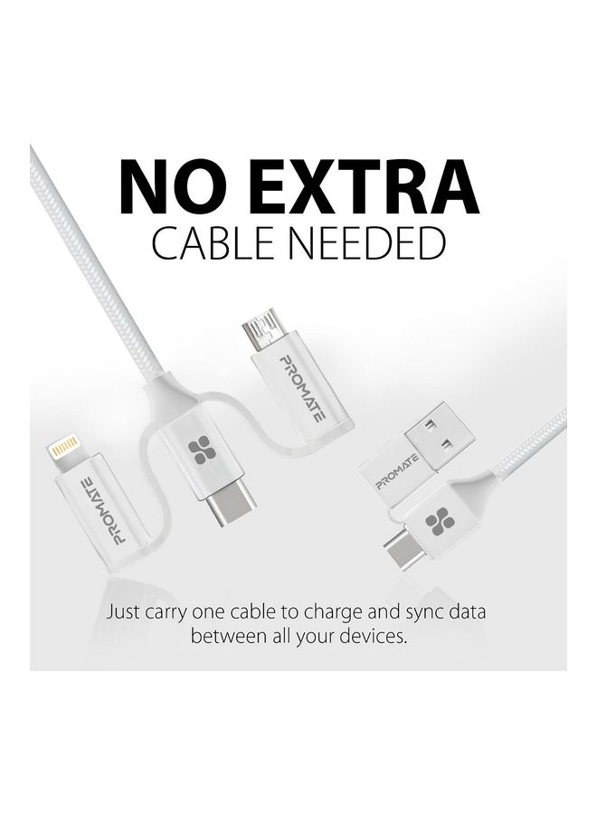 بروميت - كابل شاحن USB متعدد 6 في 1 - Image 1
