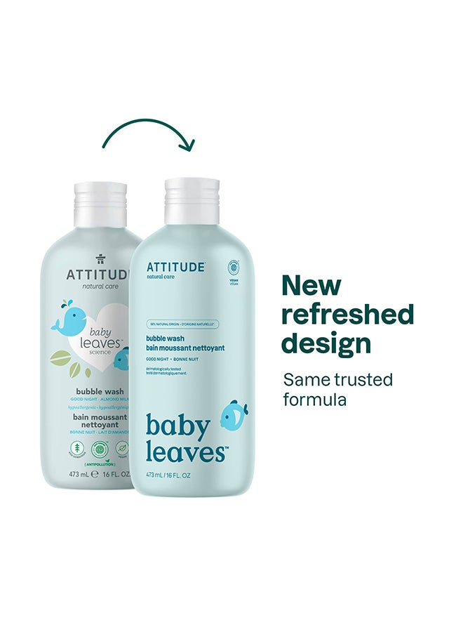 Attitude - Baby Leaves Bubble Wash - 473ml - Image 1