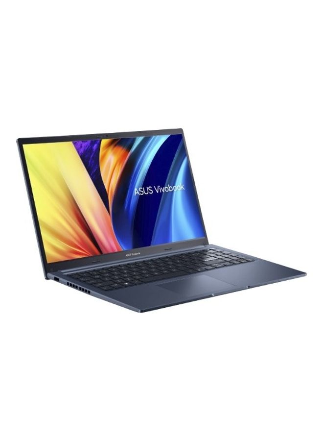 كمبيوتر محمول Vivobook X1502ZA-EJ488W بشاشة FHD مقاس 15.6 بوصة ومعالج Core i7-1255U وذاكرة وصول عشوائي سعة 8 جيجابايت ومحرك أقراص SSD سعة 512 جيجابايت ونظام تشغيل Windows 11 Home ورسومات إنتل عالية الدقة باللغة الإنجليزية/العربية أزرق الإنجليزية/العربية
