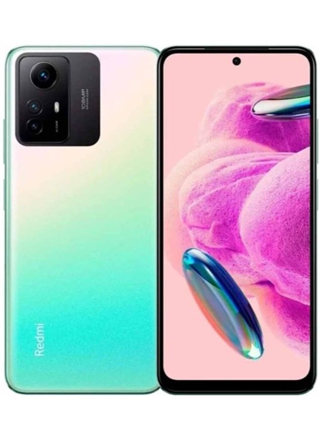 شاومي - هاتف Redmi Note 12S بشريحتي اتصال باللون الأخضر اللؤلؤي وذاكرة الوصول العشوائي (RAM) سعة 8 جيجابايت وذاكرة تخزين داخلية 256 جيجابايت ويدعم الجيل الرابع الإصدار العالمي - Image 1