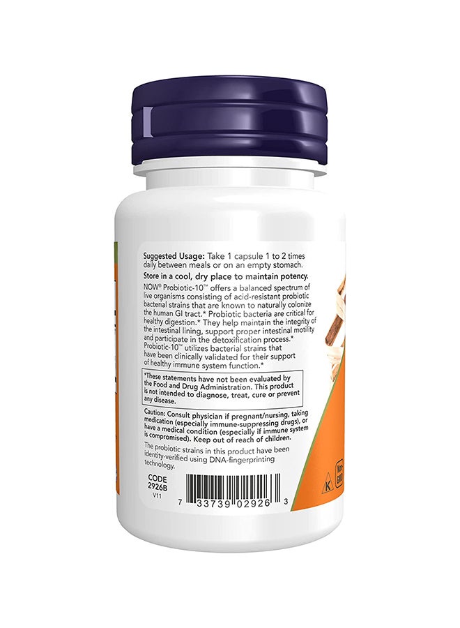 Now Foods - Probiotic-10 25 Billion 50 Veg Capsules - Image 1