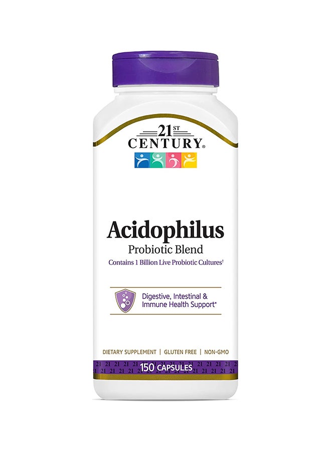 21st Century Acidophilus Probiotic Blend Dietary Supplement - 150 Capsules - Image 1