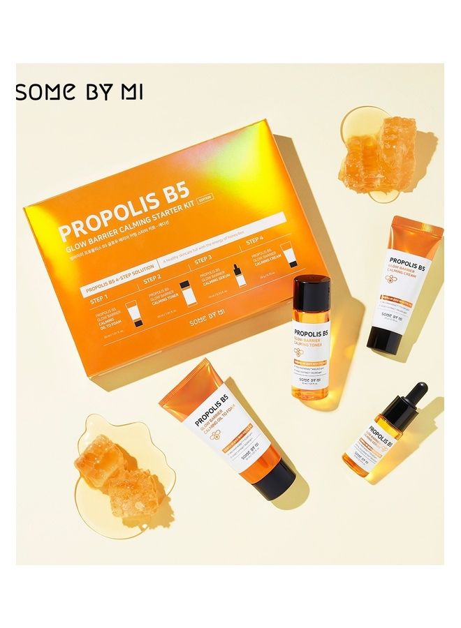Propolis B5 Glow Barrier Calming Starter Kit Clear 30+20+10+30ml