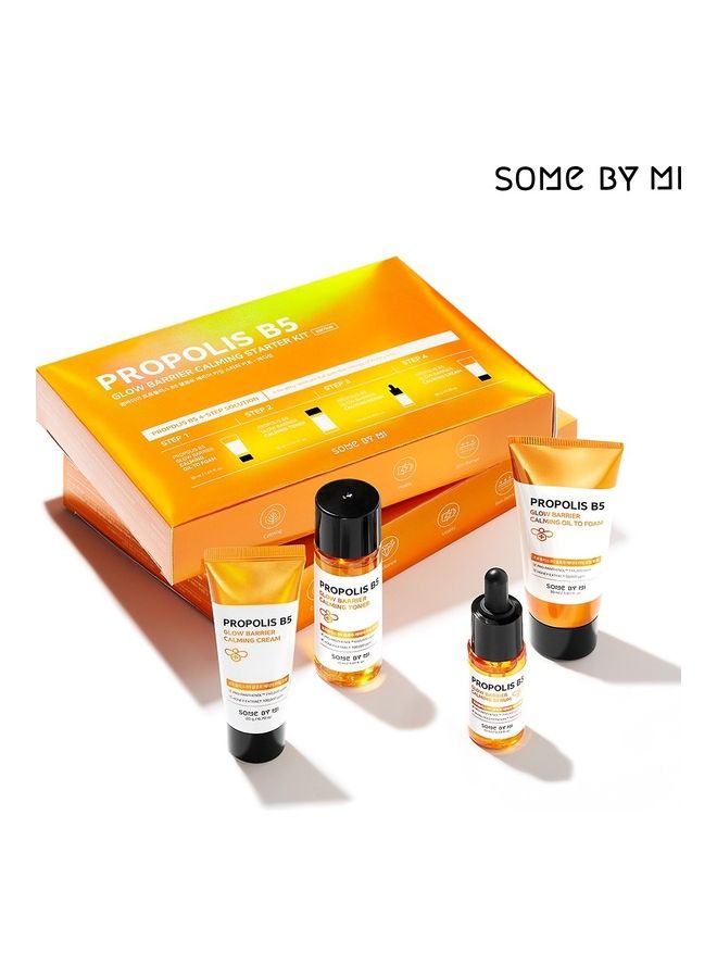 Propolis B5 Glow Barrier Calming Starter Kit Clear 30+20+10+30ml