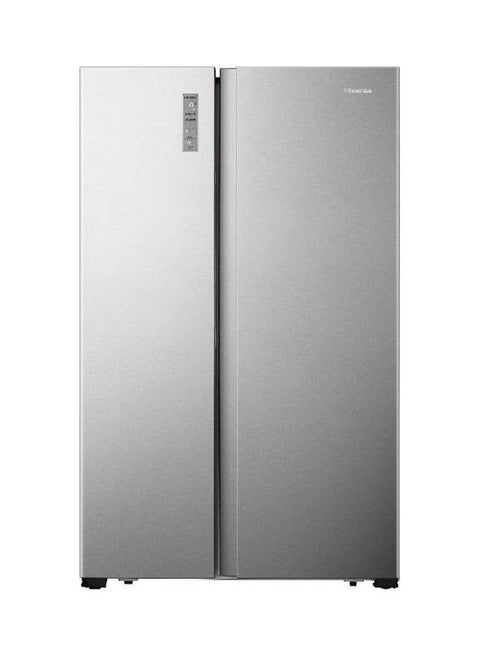 Side by Side Door, 569 Lt 19.9 Cu.Ft Refrigerator, Auto Defrost, Energy Saving Soundless Invertor, Touch Control, Metal Cooling, Large capacity, Premium Grey RS74W2NQ Silver