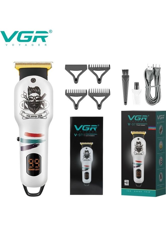 في جي آر ماكينة تشذيب الشعر الاحترافية القابلة لإعادة الشحن V-971 - Image 1