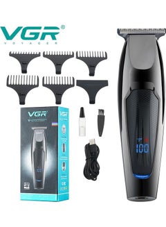 VGR Rechаrɡеable Waterproof Hair Trimmer Black 700grams  - Image 1