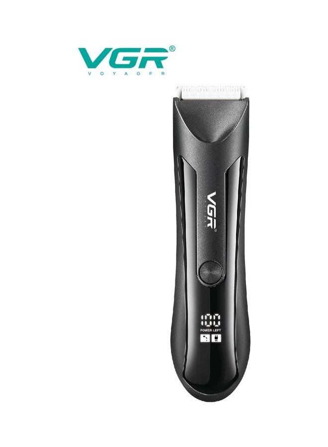 VGR Rechargeable Hair Trimmer Professional Black 700grams - Image 1
