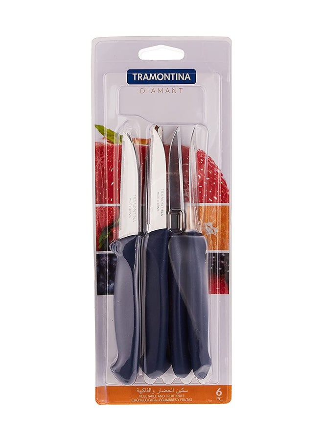 TRAMONTINA 6-Piece Paring Knife Set Multicolour  - Image 2