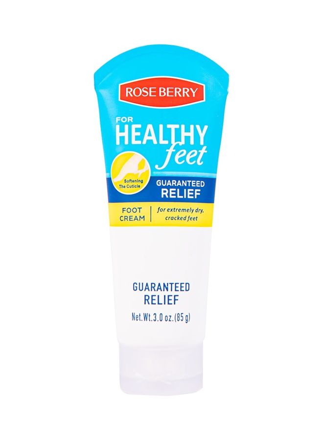 ROSE BERRY Healthy Feet Guaranteed Relief Foot Cream For Extremely Dry Cracked Clear 85grams  - Image 1