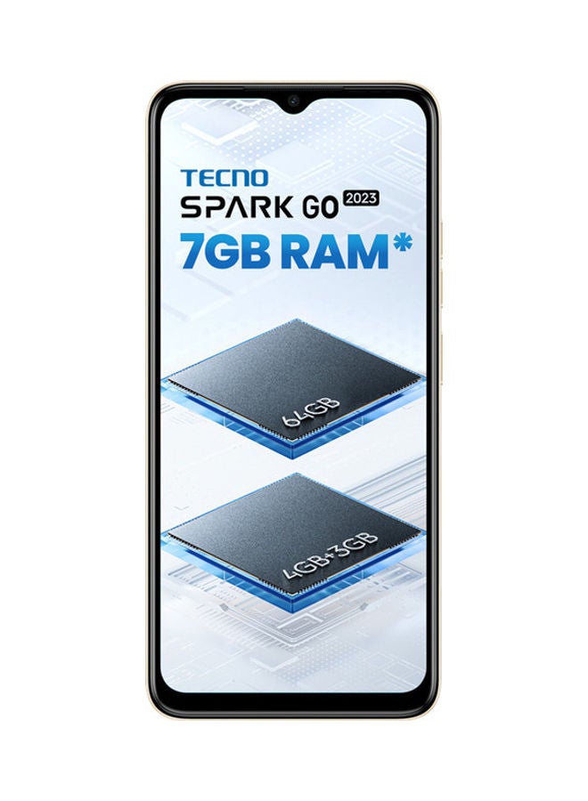 TECNO - Spark Go 2023 Dual SIM Orange 4GB RAM 64GB 4G LTE - Middle East Version - Image 1