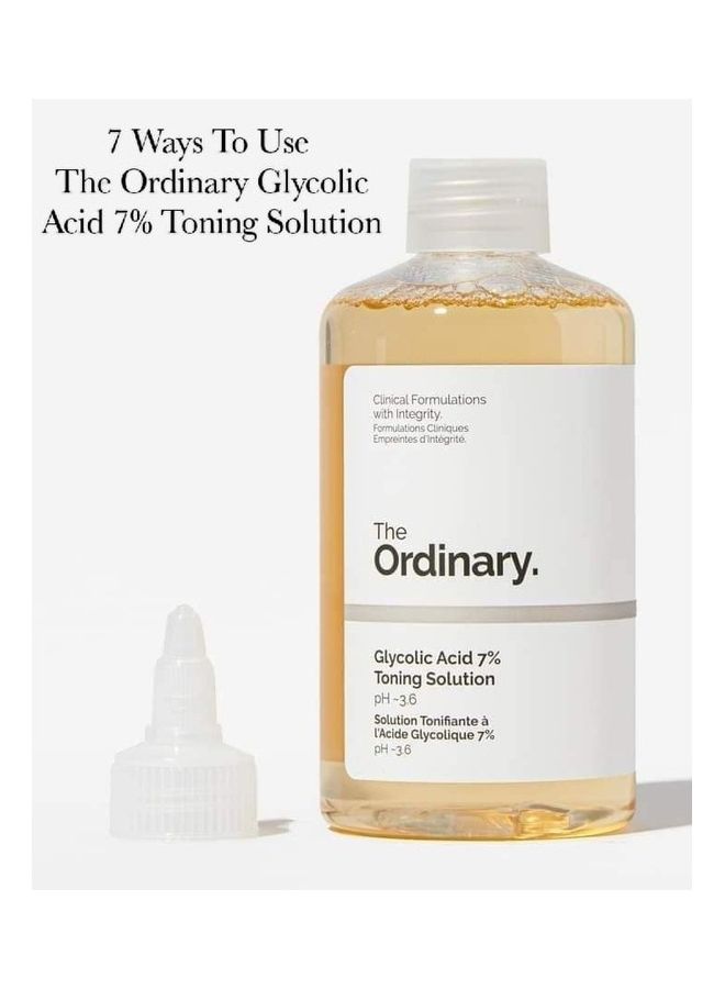 The Ordinary - Original Glycolic Acid 7 Percent Toning Solution Clear 240ml - Image 1