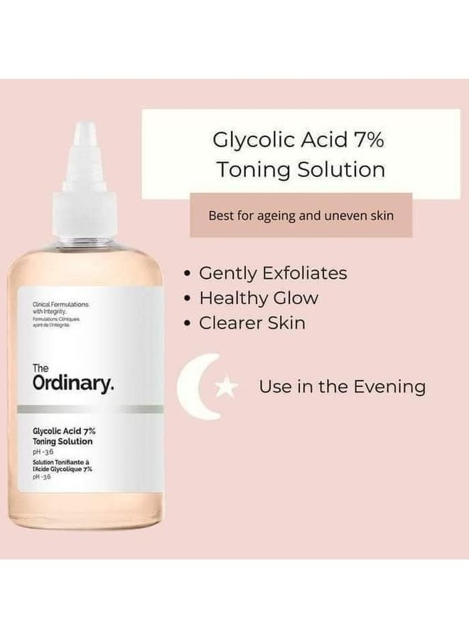 The Ordinary - Original Glycolic Acid 7 Percent Toning Solution Clear 240ml - Image 1