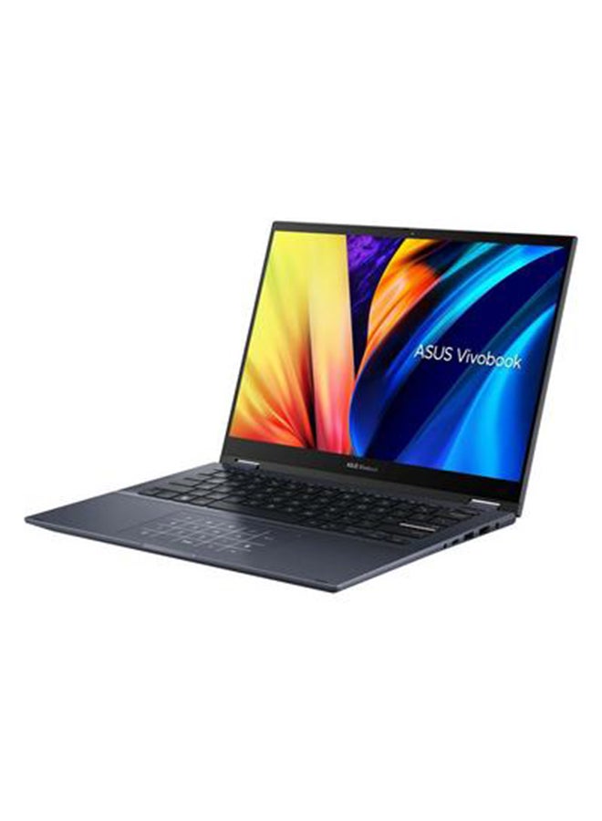 ASUS - Vivobook Flip TP3402QA-LZ186W Laptop With 14-Inch FHD Display, AMD Ryzen 5 5600H Processor/ 8GB RAM/256GB SSD/Windows 11 Home/AMD Radeon R5/Pen English/Arabic Blue - Image 1
