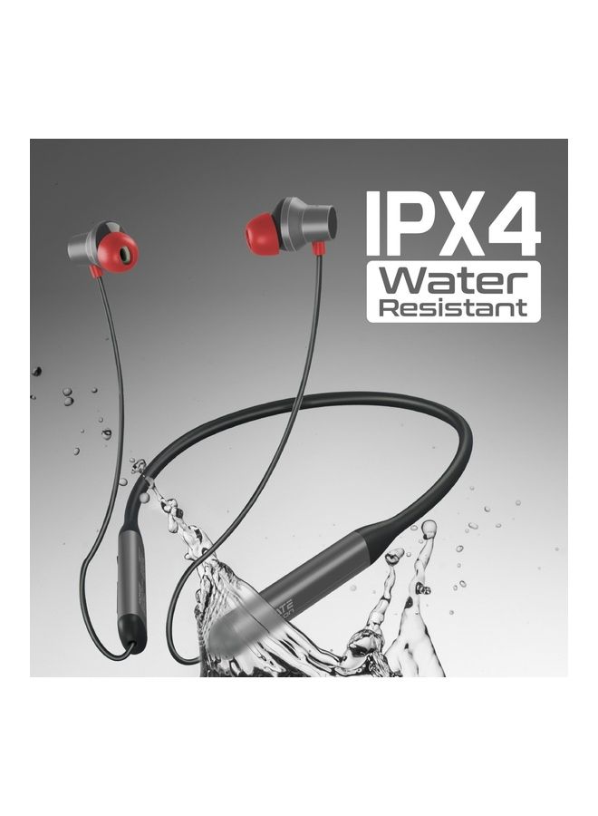 PROMATE - Bluetooth Neckband Earphones,High-Fidelity Active Noise Cancelling with Sweat and Rain Resistance,Anti-Slip Silicone,35H,Playtime for Apple,Samsung,Huawei,Velcon Black - Image 1