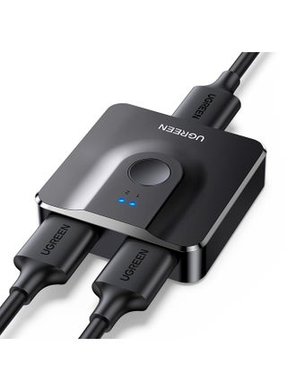 2-In-1 Out HDMI Switch, Bi-Directional HDMI Splitter, Easy Switch HDMI Selector Support 4K, HDR, 3D, HDCP For TV Box, PS4, Laptop, PC HDTV Projector, Display Monitor Black - v1685531101/N41896449A_1