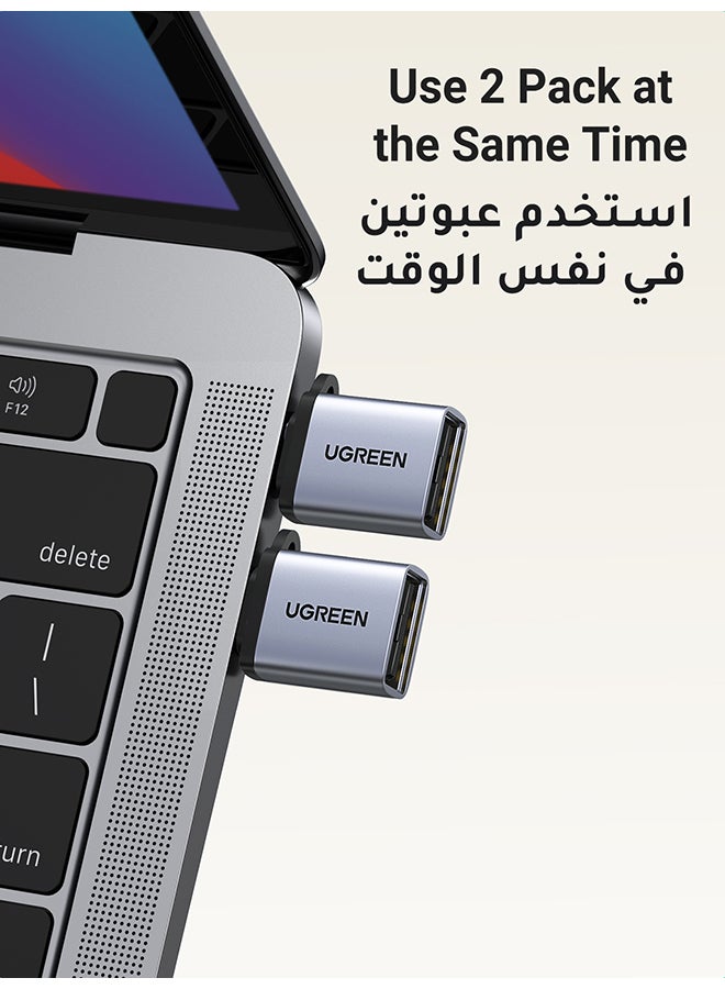 محول ثاندربولت جديد من USB Type C ذكر إلى USB 3.0 A أنثى لأجهزة آي باد برو 2021 وماك بوك وسامسونج نوت 20 ألترا، وهواوي P30، وسوني L3 لون رمادي - v1685531118/N53340837A_6