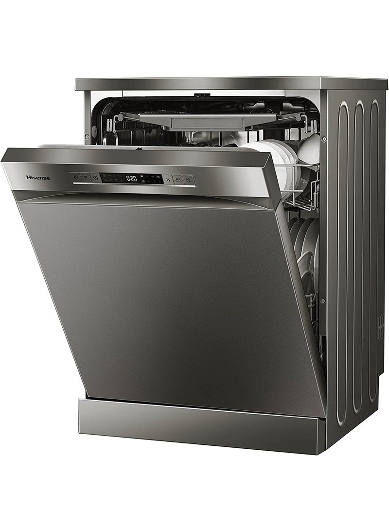 Dishwasher Free Standing 15 Place Setting With 6 Programs HS623E90G Grey - v1685538259/N53409000A_6