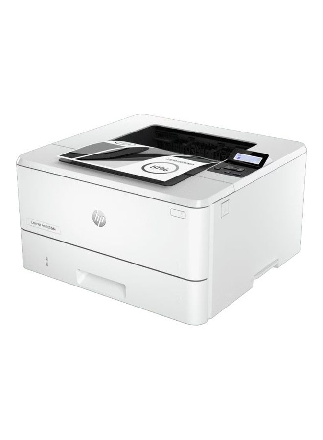 HP LaserJet Pro 4003dw Printer White  - Image 3